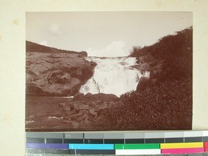 Ranovelona waterfall, Ambohimasina, Madagascar, 1901