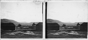 View from the stoop of Théophile Duby's house on the pass by which we arrive from Maseru to Morija