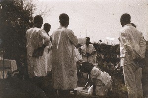 Baptism in Foumban, Cameroon