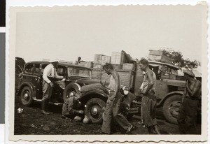 Car park in Waliso, Ethiopia, 1938