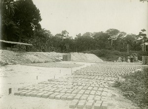 Brickyard, in Gabon