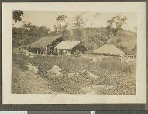 Workshop and engine, Tumutumu, Kenya, ca.1921