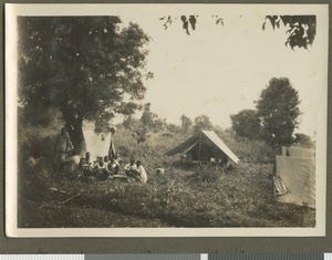 Safari camp, Eastern province, Kenya, ca.1930