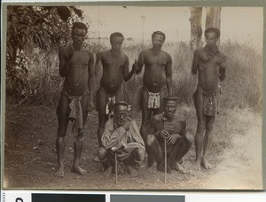 Six Zulu men, South Africa