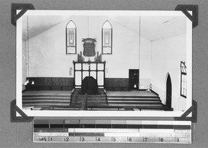 Interior of the church in Maitland, Cape Town, South Africa, 1934