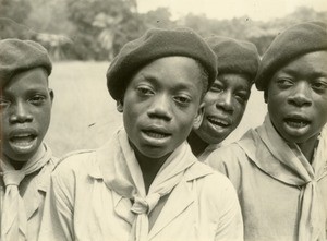 Boyscouts, in Gabon