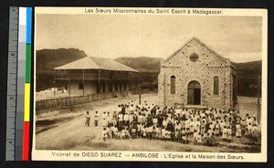 People at the mission, Madagascar, ca.1920-1940