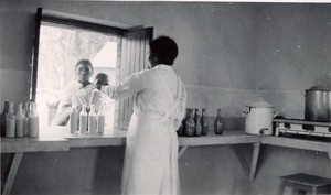 Place where the feed-bottles are prepared, Manankavaly, Madagascar