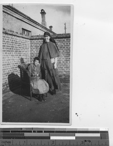 A young victim of abuse at Fushun, China, 1935