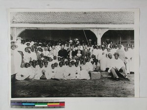 Ambatovinaky school on its trip to Mahazoarivo, Antananarivo, Madagascar, 1897