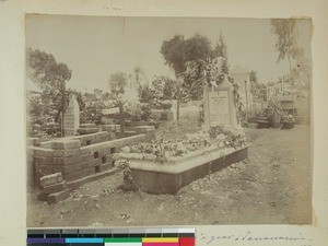 Johanna Mathea Rosaas's grave, Antananarivo, Madagascar, ca.1907