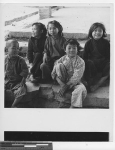 Catholic children at Danzhu, China, 1950