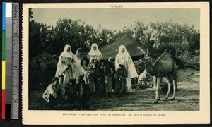 Nomads and missionary sisters, Carthage, Tunisia, ca.1920-1940