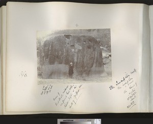 Inscription Rock, Bairat, India, ca.1901