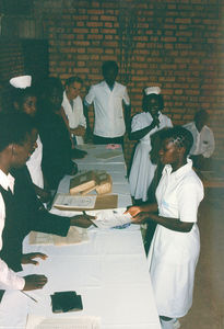 ELCT, Karagwe Diocese, Tanzania. Nyakahanga Hospital. From graduation at the Nursing Preschool