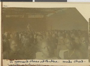 Women’s class, Butere, Nyanza province, Kenya, 1918