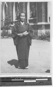 Catechist, Mrs. Hayakawa at Dalian, China, 1932