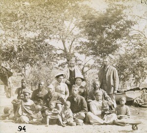 Happy family in Northern Rhodesia, Zambia