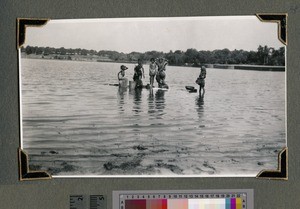 Washing Clothes, Nagpur, India, ca. 1937