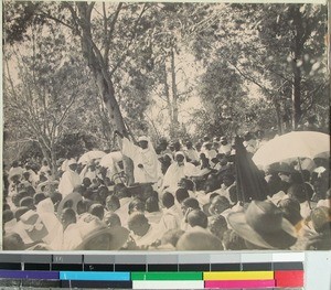 Open air meeting, Soatanana, Madagascar, ca.1906