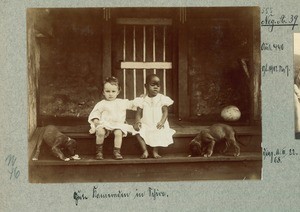 Good comrades in Shira, Shira, Tanzania, ca.1900-1912