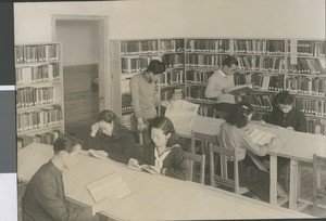 The Library of Ibaraki Christian College, Ibaraki, Japan, ca.1948-1952