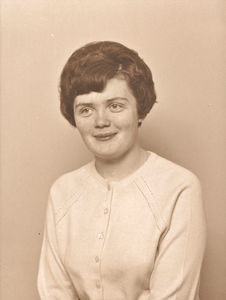 Missionary, School Teacher Oluva Laksa from The Faroe Islands, sent by Danish Santal Mission to