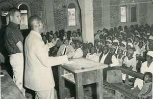 Service in a presbyterian church, in Cameroon