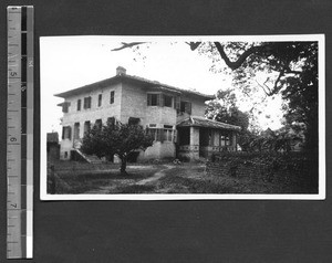 Women's dormitory at Fukien Christian University, Shaowu, Fujian, China, ca.1940