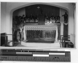 The convent chapel at Yangjian, China, 1933