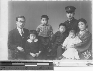 The Nokagawa family at Haerbin, China, 1941