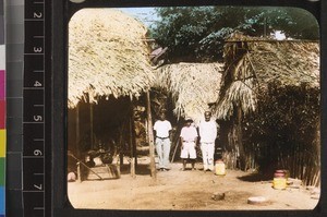 Arawak Indian dwellings, Guyana, ca. 1934
