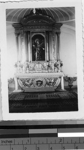 Altar in Archbishop's private chapel, Guatemala, ca. 1943