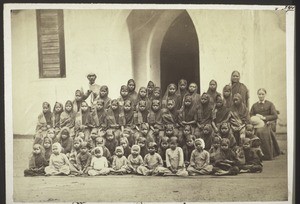 Girls' boarding school Dharwar in September 1880