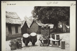 Drums belonging to the chief of Begoro