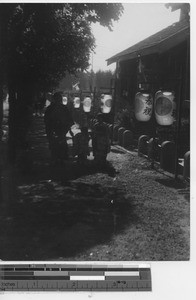 Japanese feast day at Fushun, China, 1937