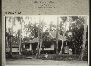 Mission house and church in Mandomai