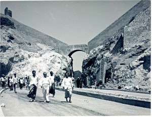 Indkørsel til Crater, Aden også kaldet Bab Al Aden