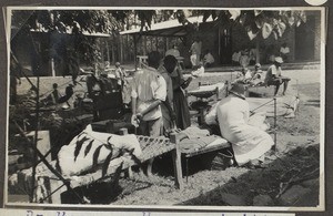 Medical ward round, Machame, Tanzania, ca.1932-1940