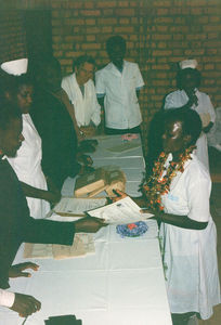 ELCT, Karagwe Diocese, Tanzania. Nyakahanga Hospital. From graduation at the Nursing Preschool