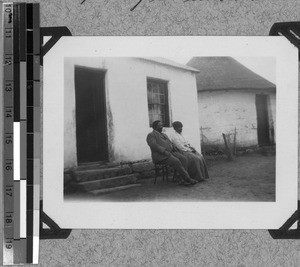 Paramount chief of the Tembu and his wife, South Africa East