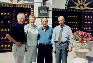 FBG Leaders in Muscat, left Deputy General Secretary Jørgen Nørgaard Pedersen, 2002