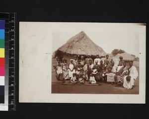 Group portrait of church society, Kintampo, Ghana, 1910