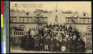 Students at a Catholic seminary, China, ca.1920-1940