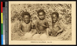 Three small children, South Africa, Africa, ca.1920-1940