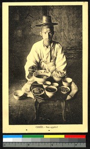 Variety of traditional food, Korea, ca.1920-1940