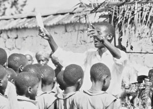 Skolesangkoret i Tanganyika (fra 1964 Tanzania). Anvendt i: Dansk Missionsblad nr 10/1963