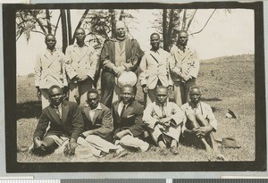 Elders of the church, Chogoria, Kenya, 1935