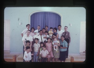 Group inside the Church of Christ, Mexico