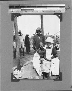 African woman suffering from a snake bite, Kijunja, Tanzania, 1929